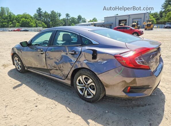 19XFC2F51JE201124 2018 HONDA CIVIC Серый Задняя левая четверть