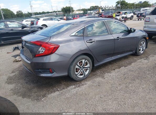 19XFC2F52GE009719 2016 HONDA CIVIC Gray Trasero derecho