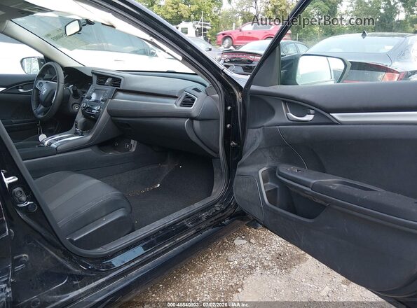 19XFC2F52GE037150 2016 HONDA CIVIC Black Widok wnętrza z przodu