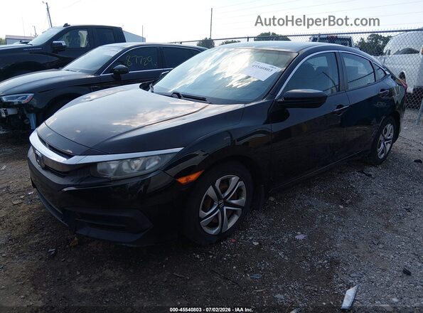 19XFC2F52GE037150 2016 HONDA CIVIC Black Przód lewy