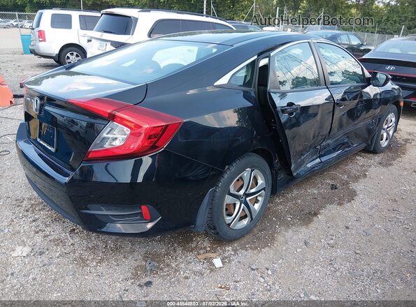 19XFC2F52GE037150 2016 HONDA CIVIC Black Tył prawy