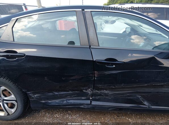 19XFC2F52GE037150 2016 HONDA CIVIC Black Widok wnętrza z tyłu
