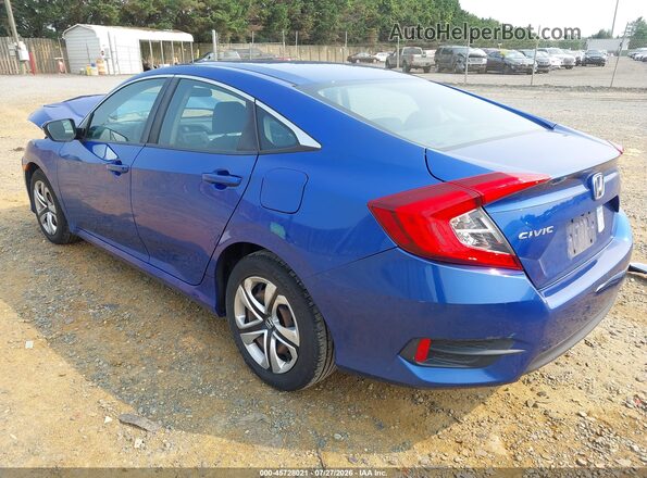 19XFC2F52GE059617 2016 HONDA CIVIC Blue Trasero izquierdo