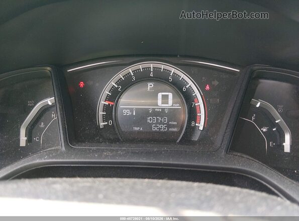 19XFC2F52GE059617 2016 HONDA CIVIC Blue Vista de los asientos traseros
