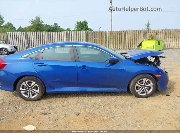 19XFC2F52GE059617 2016 HONDA CIVIC Blue Vista interior trasera