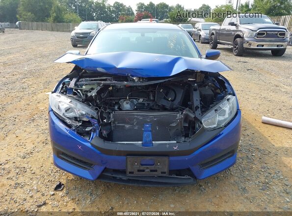 19XFC2F52GE059617 2016 HONDA CIVIC Blue Vista del cuadro de instrumentos