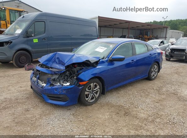 19XFC2F52GE087692 2016 HONDA CIVIC Синий Передняя левая четверть