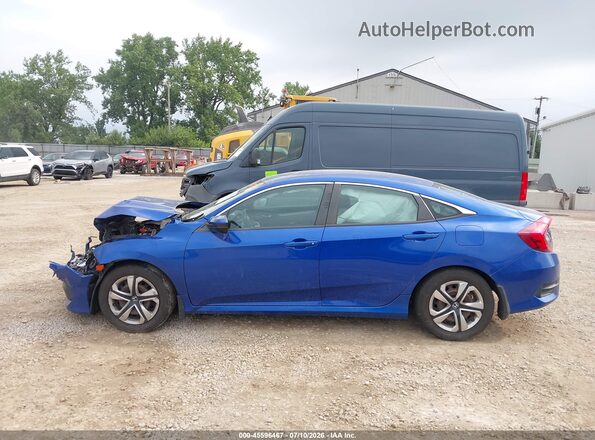 19XFC2F52GE087692 2016 HONDA CIVIC Синий Панорамный вид салона 360°