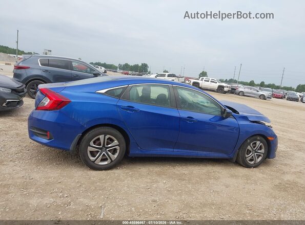 19XFC2F52GE087692 2016 HONDA CIVIC Синий Вид задней части салона