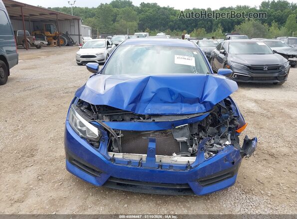 19XFC2F52GE087692 2016 HONDA CIVIC Синий Вид щитка приборов