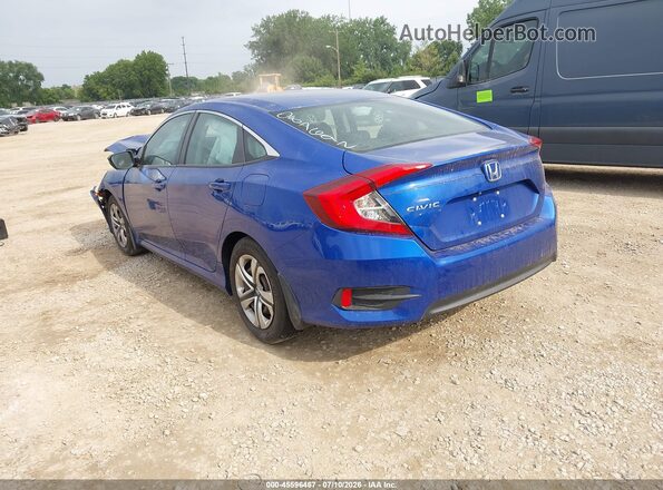19XFC2F52GE087692 2016 HONDA CIVIC Синий Задняя левая четверть