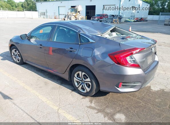 19XFC2F52GE090303 2016 HONDA CIVIC Серый Задняя левая четверть
