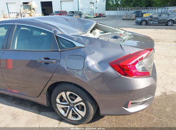 19XFC2F52GE090303 2016 HONDA CIVIC Серый Вид спереди