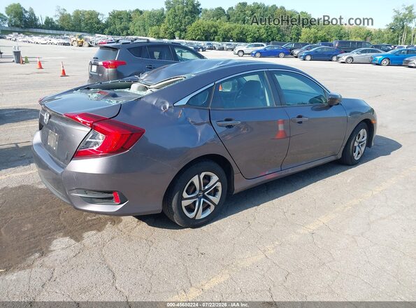 19XFC2F52GE090303 2016 HONDA CIVIC Серый Задняя правая четверть