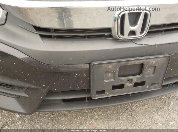 19XFC2F52GE205627 2016 HONDA CIVIC Черный Вид спереди