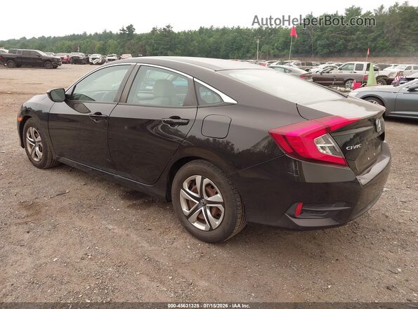 19XFC2F52GE205627 2016 HONDA CIVIC Черный Задняя левая четверть