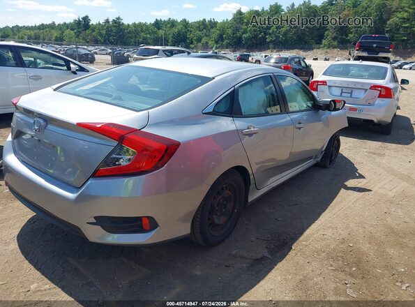 19XFC2F52GE214652 2016 HONDA CIVIC Silver უკანა სალონის ხედი