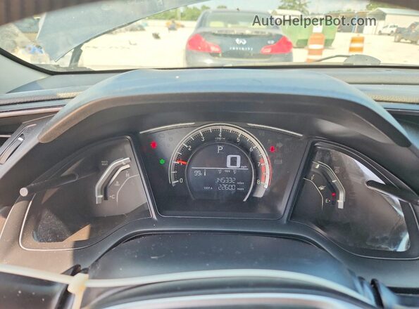 19XFC2F52HE009785 2017 HONDA CIVIC Gray Սարքավորումների վահանակի տեսք