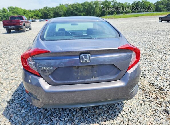 19XFC2F52HE057416 2017 HONDA CIVIC Gray Widok z tyłu