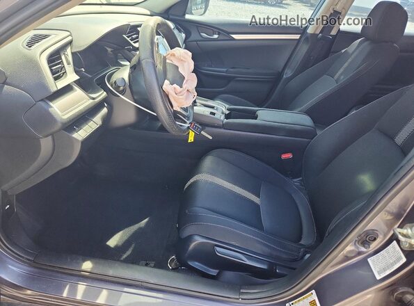 19XFC2F52HE057416 2017 HONDA CIVIC Gray Widok wnętrza z przodu