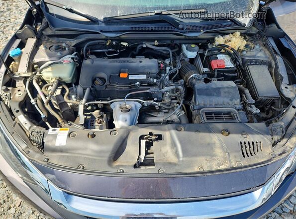 19XFC2F52HE057416 2017 HONDA CIVIC Gray Widok wnętrza z tyłu