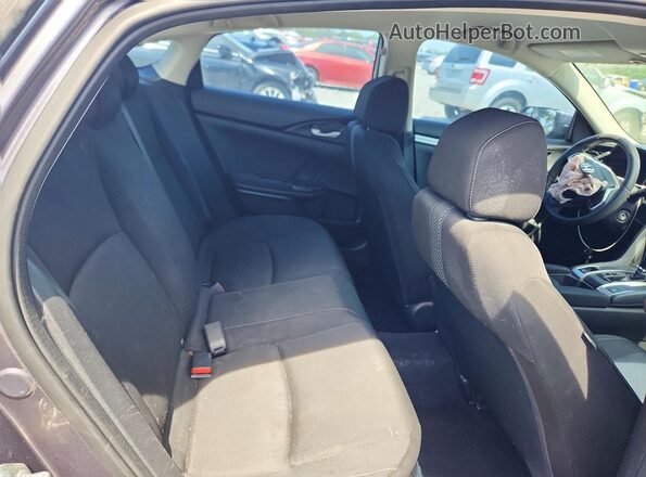19XFC2F52HE057416 2017 HONDA CIVIC Gray Widok tylnych siedzeń