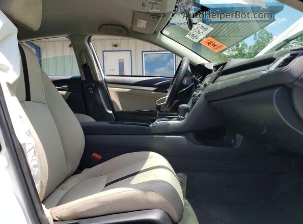 19XFC2F52HE221845 2017 HONDA CIVIC White Vista interior delantera