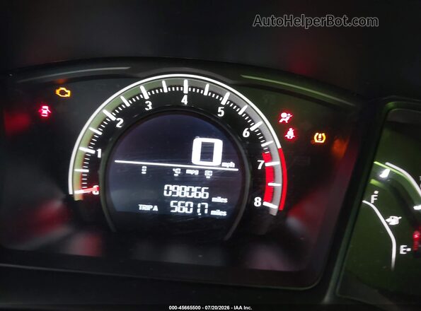 19XFC2F52HE226043 2017 HONDA CIVIC Black Widok tylnych siedzeń