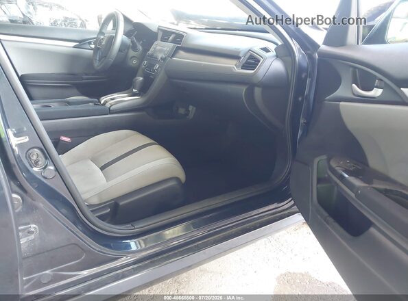 19XFC2F52HE226043 2017 HONDA CIVIC Black Widok wnętrza z przodu