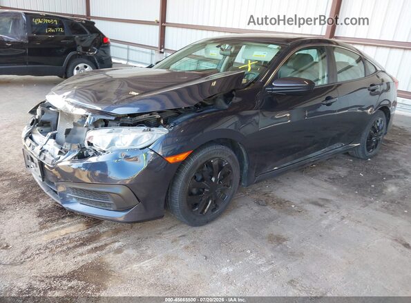 19XFC2F52HE226043 2017 HONDA CIVIC Black Przód lewy