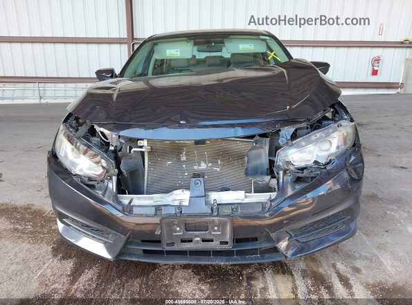 19XFC2F52HE226043 2017 HONDA CIVIC Black Widok wnętrza z tyłu