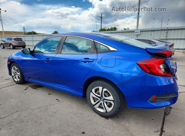 19XFC2F52JE006780 2018 HONDA CIVIC Blue Հետևի ձախ