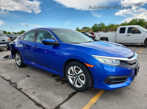 19XFC2F52JE006780 2018 HONDA CIVIC Blue Առջևի աջ