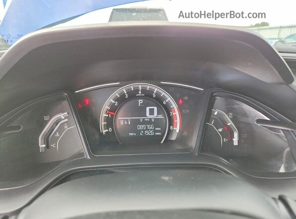 19XFC2F52JE006780 2018 HONDA CIVIC Blue Սարքավորումների վահանակի տեսք
