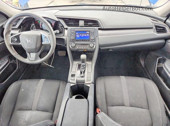19XFC2F52JE006780 2018 HONDA CIVIC Blue Առջևի վահանակի տեսք
