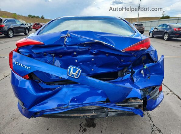 19XFC2F52JE006780 2018 HONDA CIVIC Blue Հետևի տեսք
