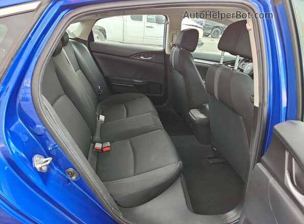 19XFC2F52JE006780 2018 HONDA CIVIC Blue Հետևի նստատեղերի տեսք