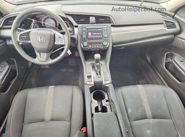 19XFC2F52JE041478 2018 HONDA CIVIC Black Առջևի վահանակի տեսք