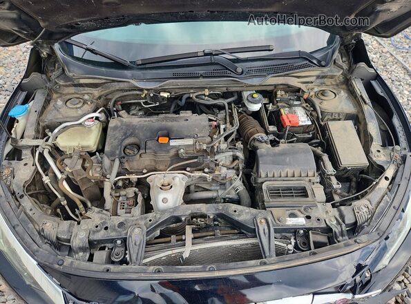 19XFC2F52JE041478 2018 HONDA CIVIC Black Սալոնի հետևի տեսք