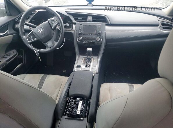 19XFC2F52JE044123 2018 HONDA CIVIC Gray Widok deski rozdzielczej
