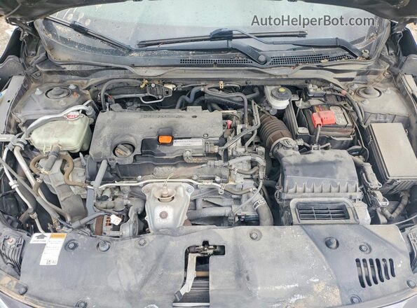 19XFC2F52JE044123 2018 HONDA CIVIC Gray Widok wnętrza z tyłu