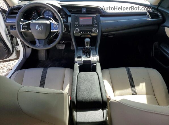 19XFC2F53GE010555 2016 HONDA CIVIC White Dashboard view