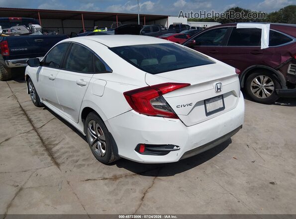 19XFC2F53GE064535 2016 HONDA CIVIC White Задня ліва чверть