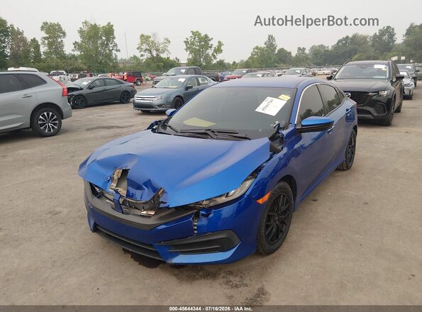 19XFC2F53GE074806 2016 HONDA CIVIC Blue Передня ліва чверть