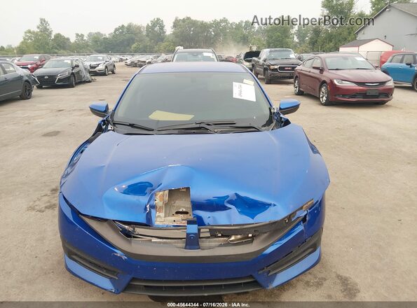 19XFC2F53GE074806 2016 HONDA CIVIC Blue Вид щитка приладів