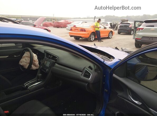 19XFC2F53GE074806 2016 HONDA CIVIC Blue Вид салону спереду