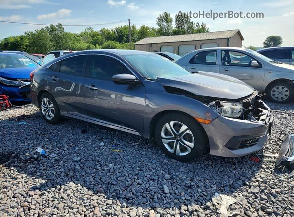19XFC2F53GE083912 2016 HONDA CIVIC Серый Передняя правая четверть