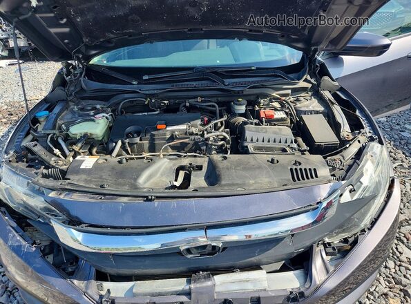 19XFC2F53GE083912 2016 HONDA CIVIC Серый Вид задней части салона