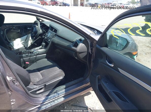 19XFC2F53GE226809 2016 HONDA CIVIC Gray Front interior view