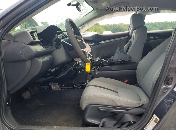 19XFC2F53HE008788 2017 HONDA CIVIC Серый Вид салона спереди